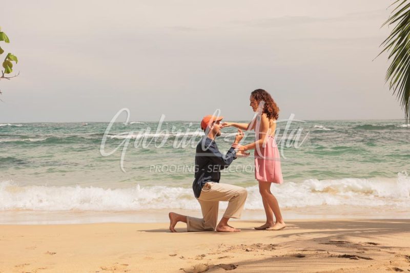 Pedida de Matrimonio en Puerto Viejo - Playa Punta Uva - Costa Rica