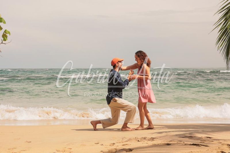 Pedida de Matrimonio en Puerto Viejo - Playa Punta Uva - Costa Rica