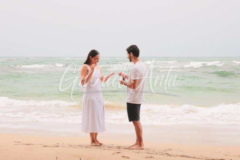 Pedida de Matrimonio en Puerto Viejo - Playa Punta Uva - Costa Rica
