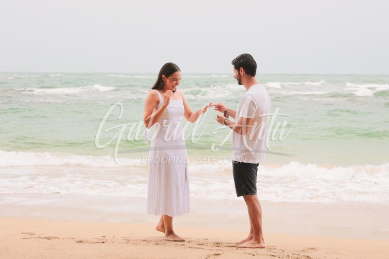 Pedida de Matrimonio en Puerto Viejo - Playa Punta Uva - Costa Rica