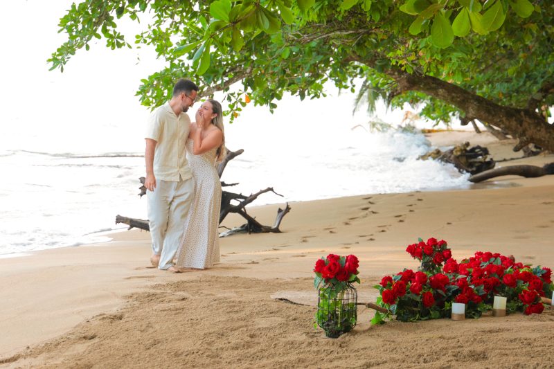 Propuesta de Matrimonio en Puerto Viejo - Playa Punta Uva - Costa Rica