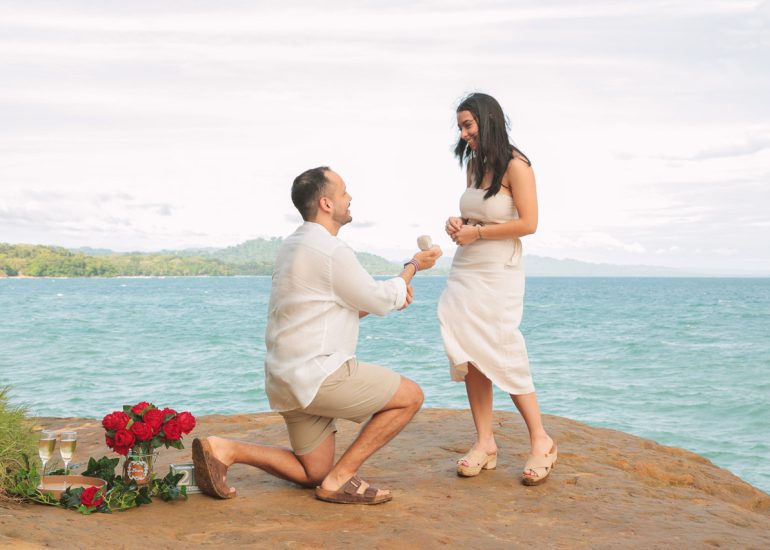 Propuesta de Matrimonio en Puerto Viejo - Playa Punta Uva - Costa Rica