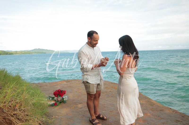 Propuesta de Matrimonio en Puerto Viejo - Playa Punta Uva - Costa Rica