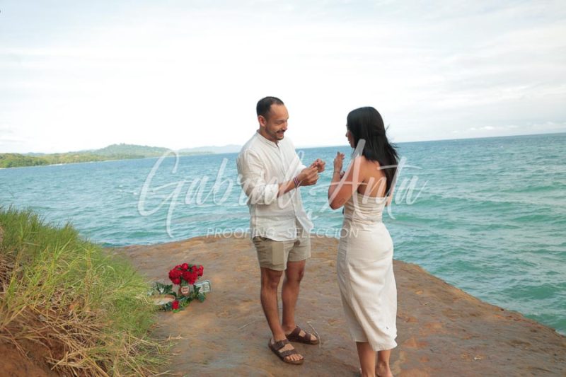 Propuesta de Matrimonio en Puerto Viejo - Playa Punta Uva - Costa Rica