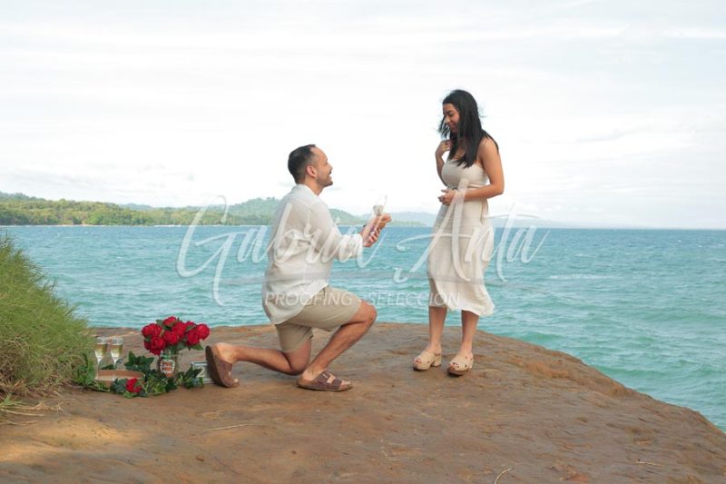 Propuesta de Matrimonio en Puerto Viejo - Playa Punta Uva - Costa Rica