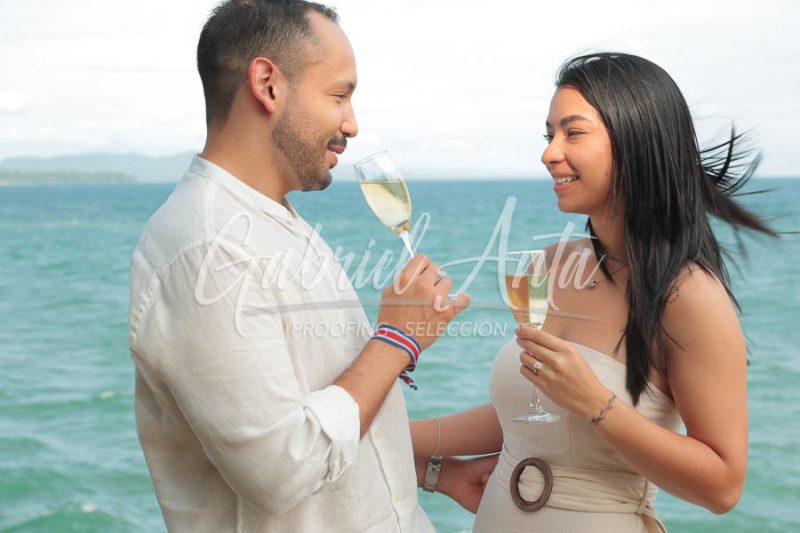 Propuesta de Matrimonio en Puerto Viejo - Playa Punta Uva - Costa Rica