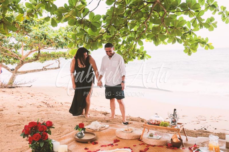 Propuesta de Matrimonio en Puerto Viejo - Playa Punta Uva - Costa Rica