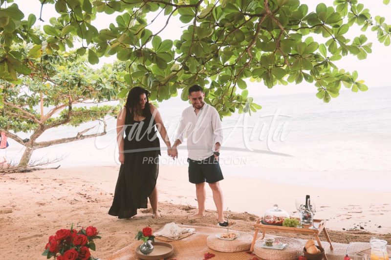 Propuesta de Matrimonio en Puerto Viejo - Playa Punta Uva - Costa Rica