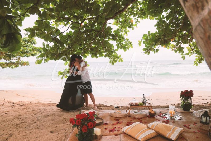 Propuesta de Matrimonio en Puerto Viejo - Playa Punta Uva - Costa Rica