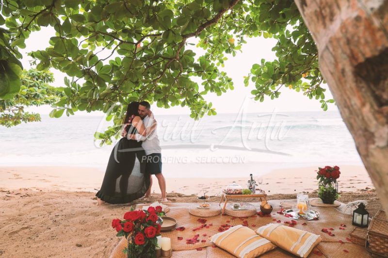 Propuesta de Matrimonio en Puerto Viejo - Playa Punta Uva - Costa Rica
