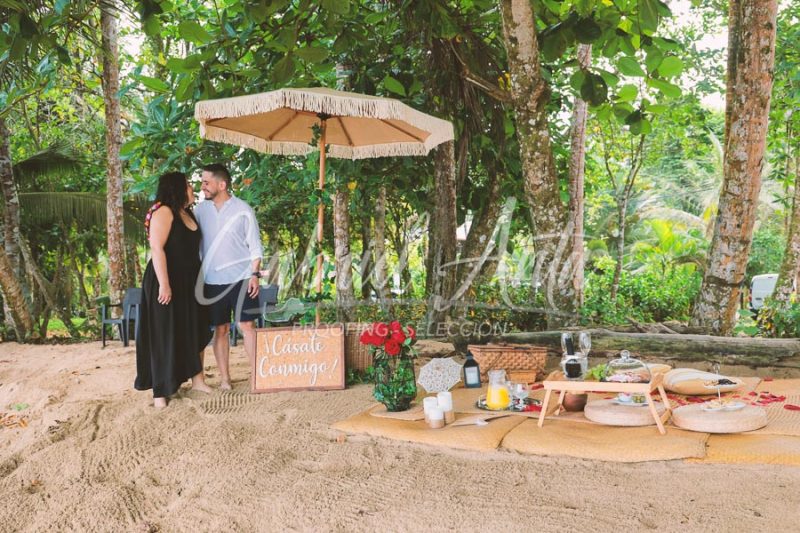 Propuesta de Matrimonio en Puerto Viejo - Playa Punta Uva - Costa Rica