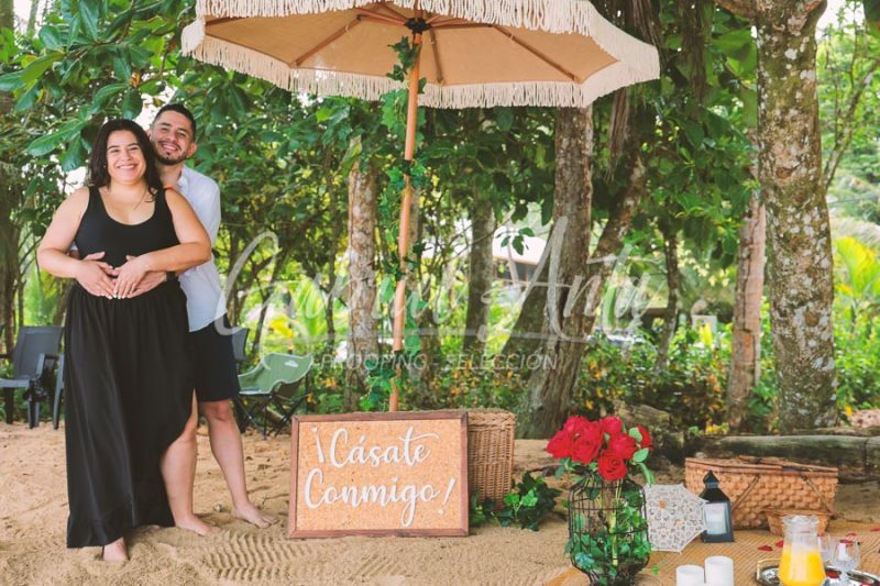 Propuesta de Matrimonio en Puerto Viejo - Playa Punta Uva - Costa Rica