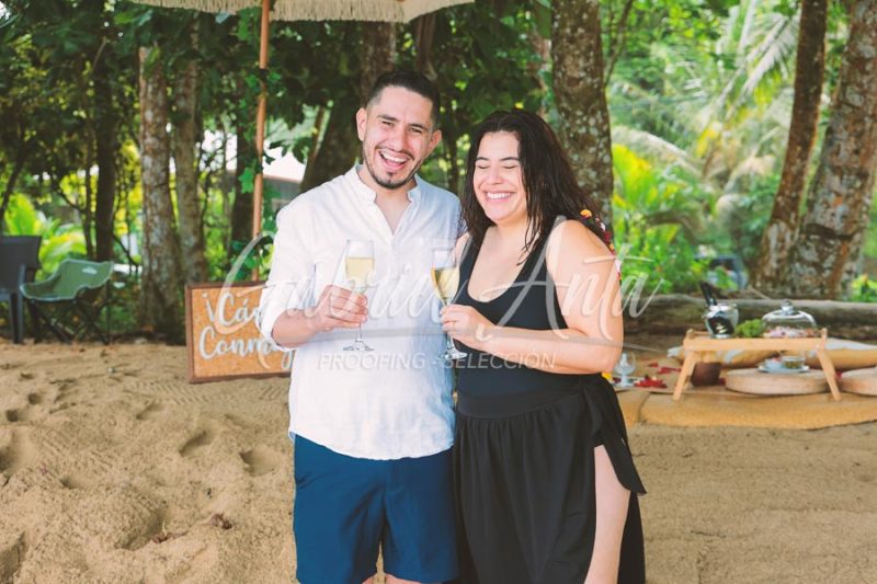 Propuesta de Matrimonio en Puerto Viejo - Playa Punta Uva - Costa Rica