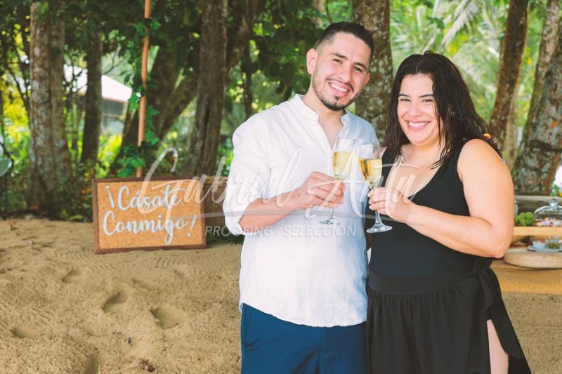 Propuesta de Matrimonio en Puerto Viejo - Playa Punta Uva - Costa Rica