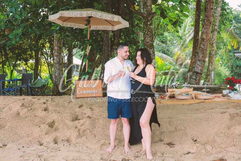 Propuesta de Matrimonio en Puerto Viejo - Playa Punta Uva - Costa Rica