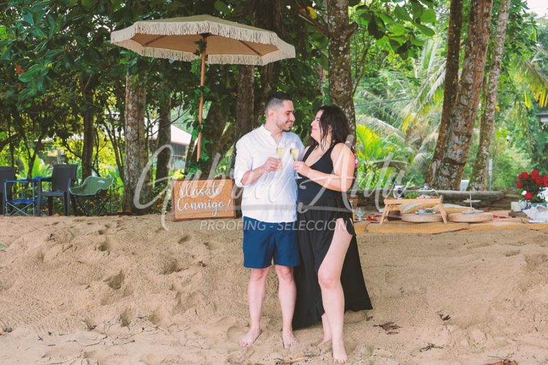 Propuesta de Matrimonio en Puerto Viejo - Playa Punta Uva - Costa Rica
