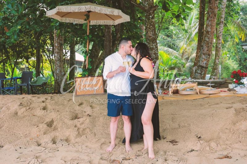 Propuesta de Matrimonio en Puerto Viejo - Playa Punta Uva - Costa Rica