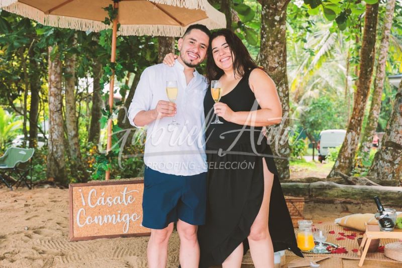 Propuesta de Matrimonio en Puerto Viejo - Playa Punta Uva - Costa Rica